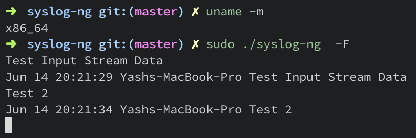 stdin() input tested on macOS (x86) 